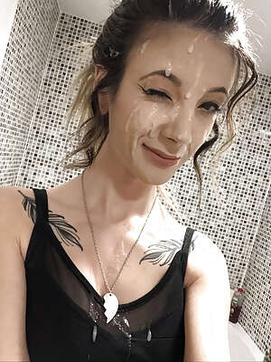 All over my new posh dress