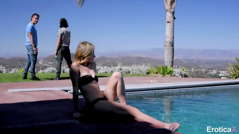 Petite blonde lands stepdad's dick...